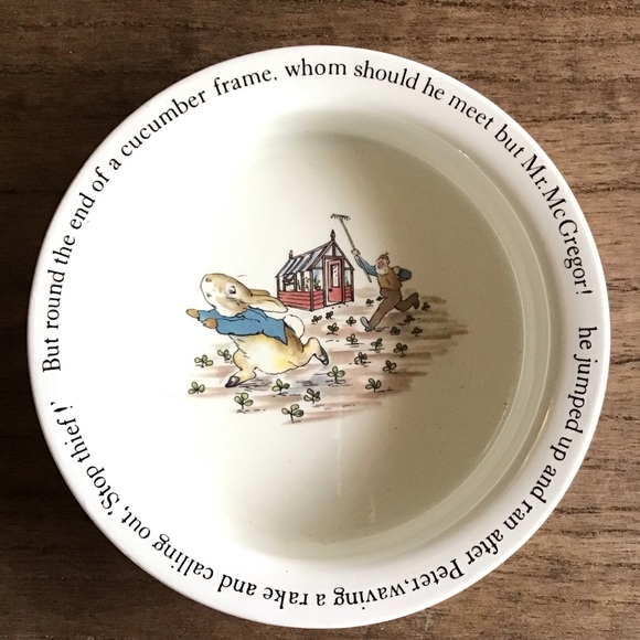 Wedgwood Peter Rabbit Bowl & Plate Set, Made in England - Picture 2 of 6